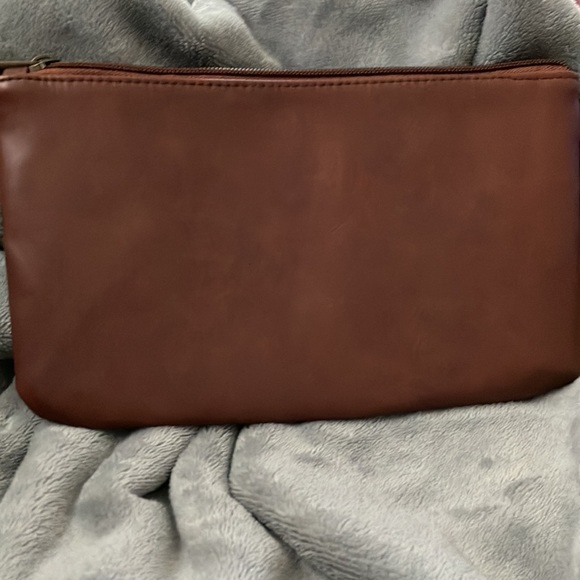 Leather wristlet bag. In good used condition. Only used a few times. - Picture 2 of 5